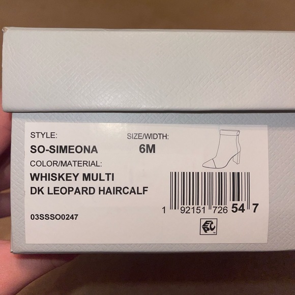 Sole Society So-Simeona Haircalf Leopard Booties - Picture 12 of 12